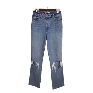Abercrombie & Fitch Curve Love The 90’s Straight Ultra High Rise Jeans 29 Long.